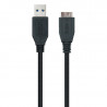 USB 3.0 A to Micro USB B Cable NANOCABLE 10.01.110-BK