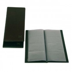 card holder grafoplas pvc black 29 x 14 cm