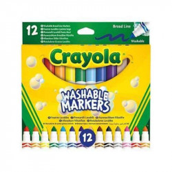 ensemble de marqueurs ultra-clean washable maxi tip crayola 58-8340