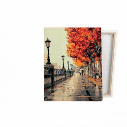 paint by numbers set alex bog parisian autumn 40 x 50 cm