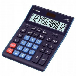 calculator casio gr-12c navy blue