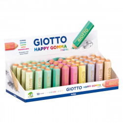 eraser giotto happy gomma multicolour cake rubber 40 pieces
