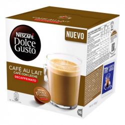 capsules de café au lait decaffeinated nescafé dolce gusto 16 uds