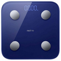 balance numérique de salle de bain realme smart scale bleu
