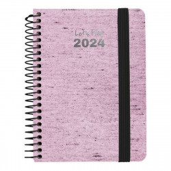 agenda grafoplas ecojeans 2024 rose a6 10 x 15 cm