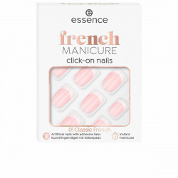 false nails essence french self-adhesives reusable n 01 classic french 12 units