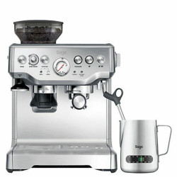 express manual coffee machine sage bes875 15 bar black grey 2 l 2 cups