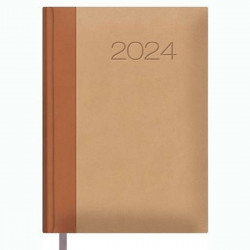 agenda dohe orleans 2024 marron camel 14 x 20 cm