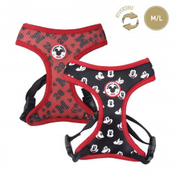 Dog Harness Mickey Mouse Black