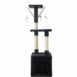 scratching post for cats betty 30 x 30 x 110 cm black