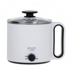 rice cooker adler ad 6417 white black steel metal stainless steel plastic 900 w 1 9 l