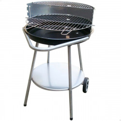 Coal Barbecue with Wheels Aktive Black 51 x 82 x 51 cm