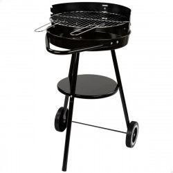 Coal Barbecue with Wheels Aktive Black 42 x 76,5 x 42 cm