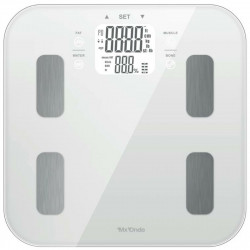 digital bathroom scales mx onda mxpb2470 grey