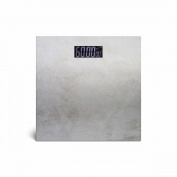 digital bathroom scales livoo cement 180 kg grey