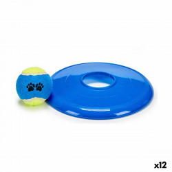 conjunto de brinquedos para cães bola frisbee borracha polipropileno 12 unidades