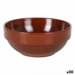 bowl azofra stackable brown 13 3 x 5 5 cm 30 units 13 3 x 5 5 cm