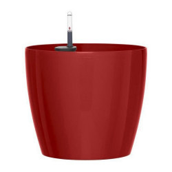 self-watering flowerpot poétic red 30 cm