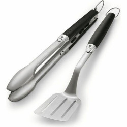 set of kitchen utensils weber 6645 stainless steel