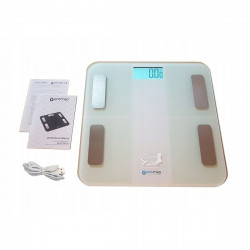 digital bathroom scales oromed oro-scale white acrylic 180 kg