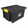 storage box with lid brico 55 l black