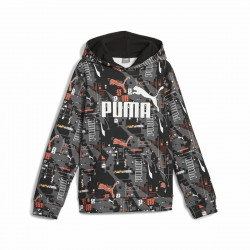 children’s hoodie puma ess futureverse aop black