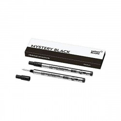 refill for ballpoint pen montblanc 128225 black 2 units