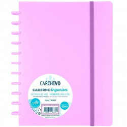notebook carchivo ingeniox light mauve a4 100 sheets
