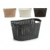 Basket Grey Brown White Plastic
