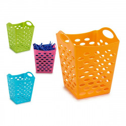 Multi-purpose basket 8430852308047 With handles Blue Pink Orange Green Yellow 13 x 17 x 13 cm 13 x 16,5 x 13 cm