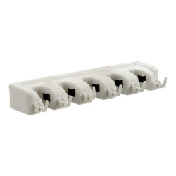 wall support for brooms plastic 9 x 6 x 40 cm