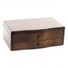 Jewelry box DKD Home Decor Brown MDF Wood 28 x 17 x 10 cm