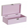 Set of decorative boxes DKD Home Decor Blue Pink MDF Wood 22 x 12 x 10 cm (2 Units)