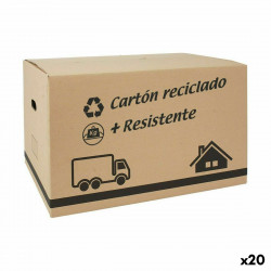 boîte de rangement avec couvercle confortime carton 82 x 50 x 50 cm 20 unités