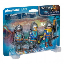 ensemble de figurines novelmore knights playmobil 70671 19 pcs