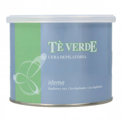 body hair removal wax idema can green tea 400 ml