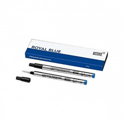 refill for ballpoint pen montblanc 128227 blue 2 units 2 units