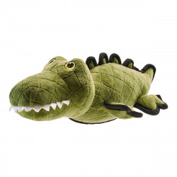 giocattoli per cani hunter tough coccodrillo 38 cm verde