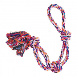 dog chewing toy gloria multicolour knot cotton 64 cm