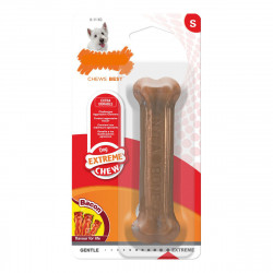 jouet pour chien nylabone dura chew bacon taille s nylon