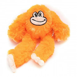jouet pour chien en peluche gloria kikazaru 11 x 44 x 45 cm singe orange