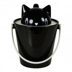 bucket container united pets cat 20 cm black