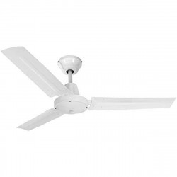 ceiling fan edm industrial white 60 w