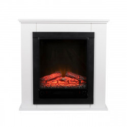 decorative electric chimney breast classic fire geneva black white 1800 w