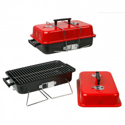 barbecue portable 43 x 25 x 23 cm red black