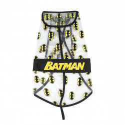 Dog raincoat Batman Transparent Black M