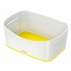 multi-use box leitz mybox wow yellow white abs 24 6 x 9 8 x 16 cm