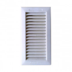 grille fepre embeddable white abs 13 3 x 26 cm
