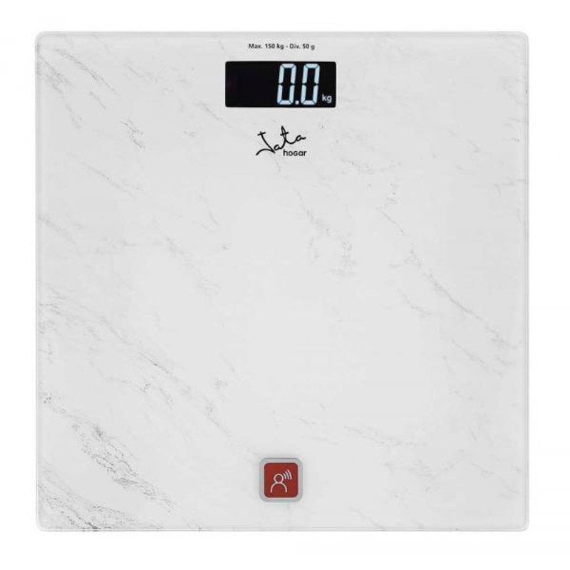 digital bathroom scales jata 517 150 kg white 150 kg batteries x 2