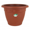 Plant pot Squares Dem   Brown